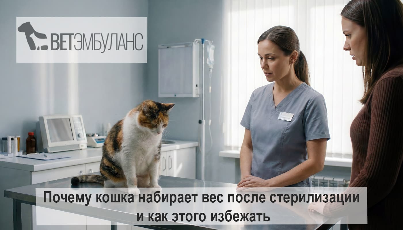 Почему кошка набирает вес после стерилизации и как этого избежать